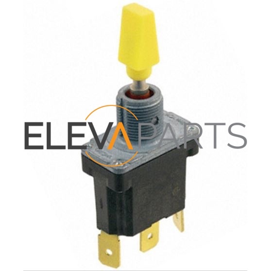 Interruptor de palanca, ON-OFF-ON, DPDT